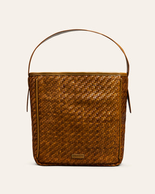 IWA Sepia Brown Twill Shoulder bag