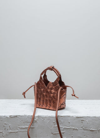 Cala Jade Misu Mini copper metallic shoulder bag 3
