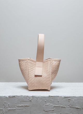 Cala Jade iwa mini leather bag in naturale leather 4
