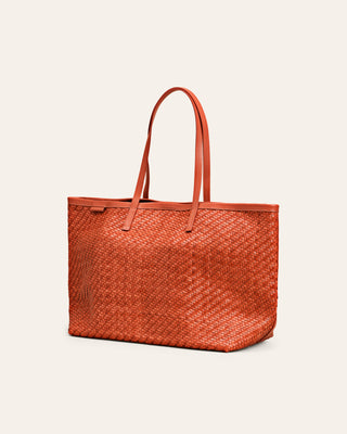 Cala Jade ISAI Henna red shopper bag 2