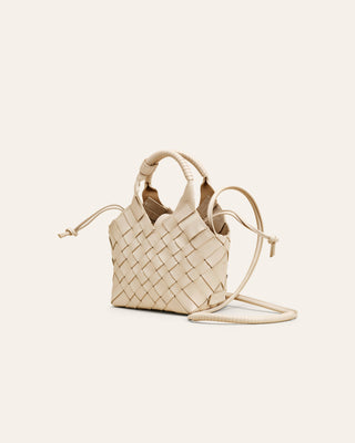 Cala Jade Misu Mini Birch white crossbody bag 2