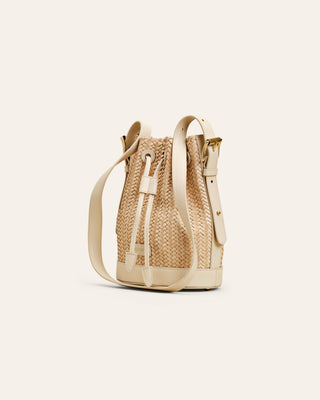 Mini Bucket Bag Birch Twill