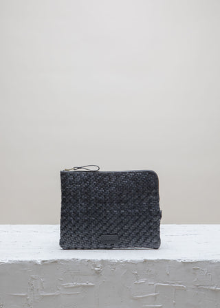 BATU S Black Navy Twill Pouch