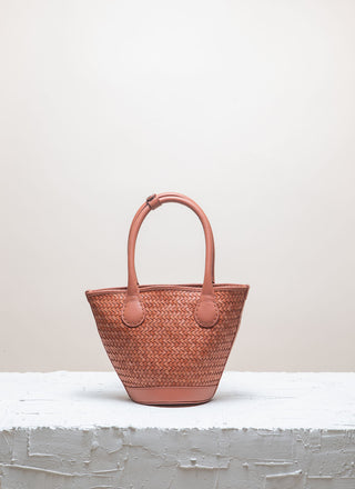 Cala Jade Sandhi mini auburn twill shoulder bag