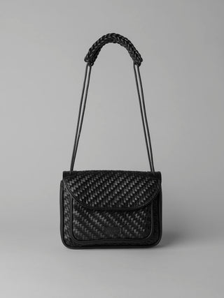 NIKO Black Twill Crossbody bag