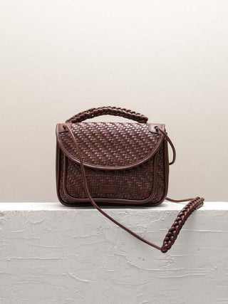 NIKO Pecan Twill Crossbody bag