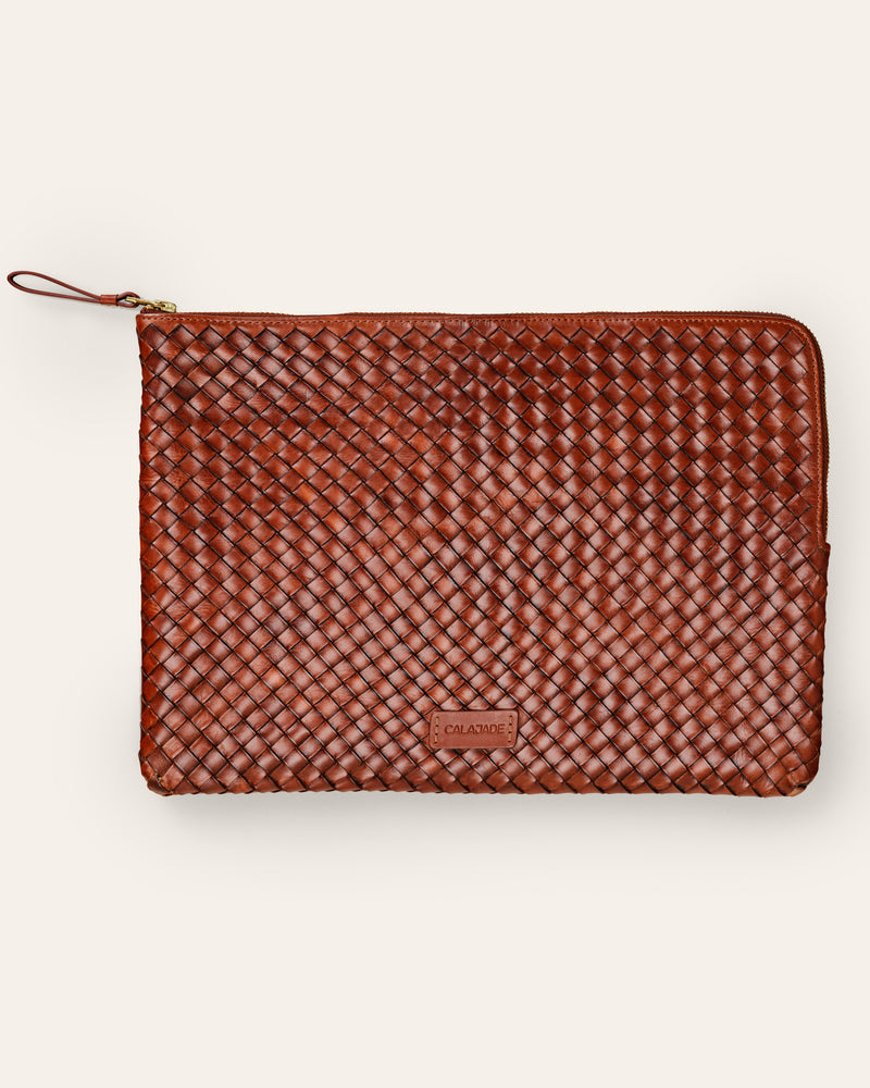 Cala Jade Batu L laptop sleeve nutmeg brown