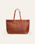 Cala Jade ISAI nutmeg brown leather shopper