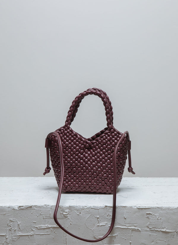 Cala Jade Maya burgundy leather bag 2