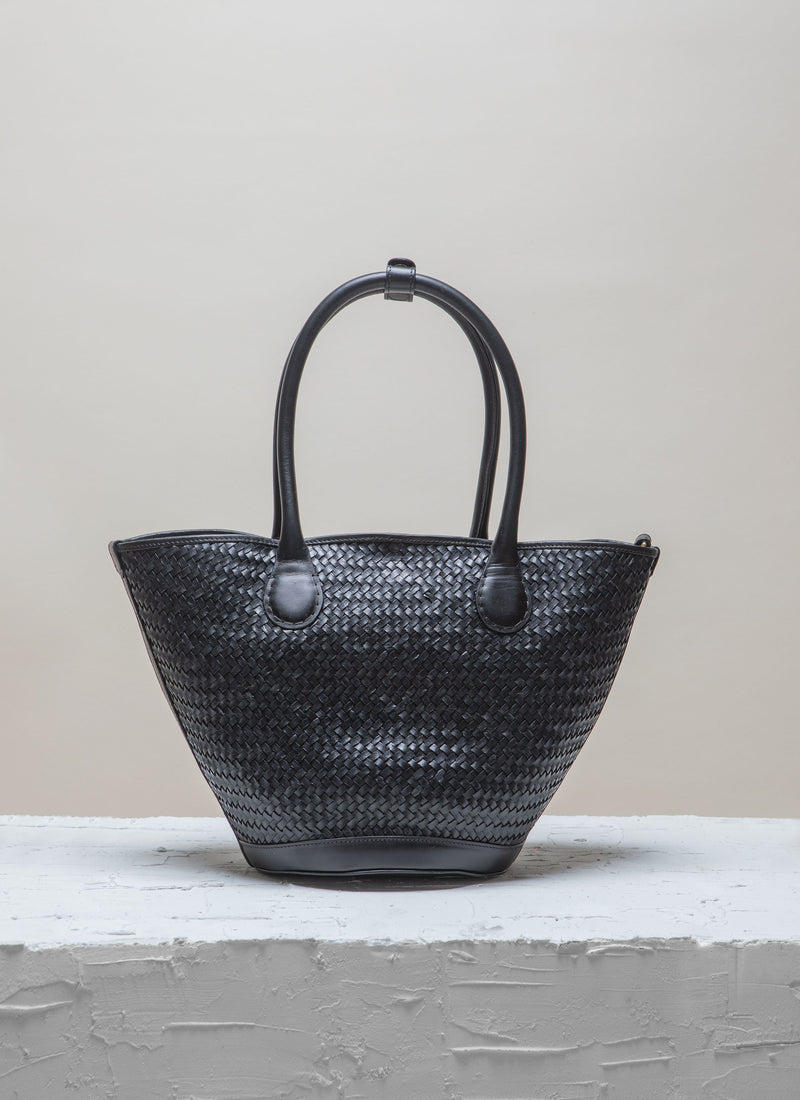 SANDHI Black Twill Tote bag