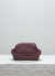 Cala Jade Burgundy leather clutch 1