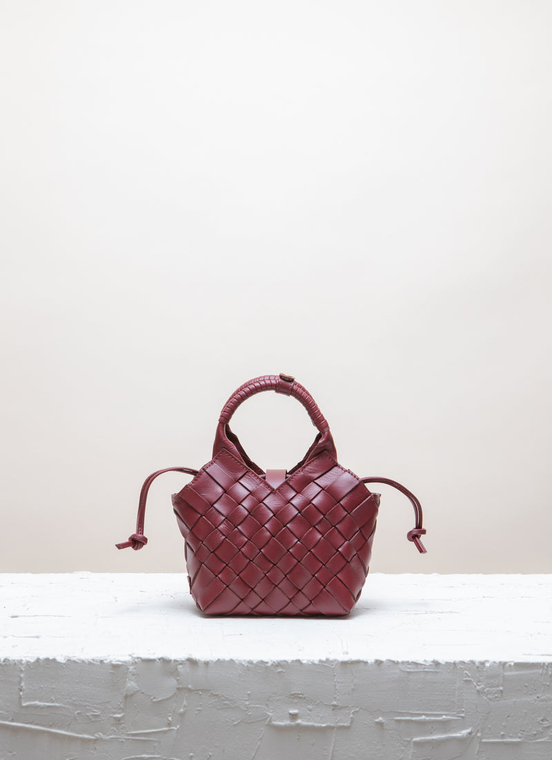 Cala Jade Merlot Leather bag 1