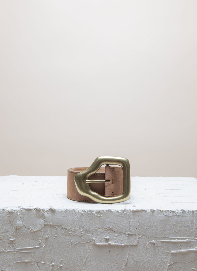 Cala Jade AKO brown suede belt