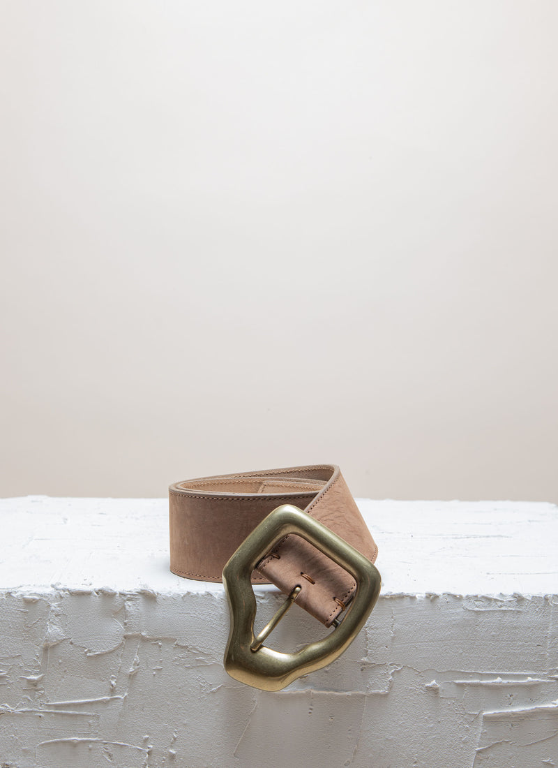 Cala Jade AKO brown suede belt