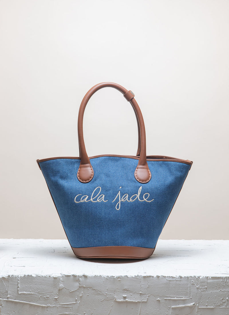 Cala Jade Sandhi tote bag in denim