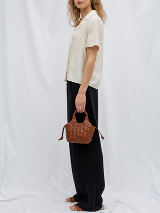 CalaJade Misu Mini shoulder bag on model 2