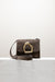 Cala Jade brown suede leather cross-boddy bag